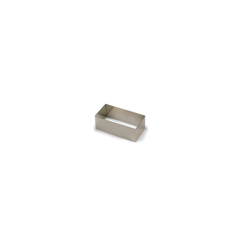 NONNETTE INOX RECTANGLE HT 30 MM