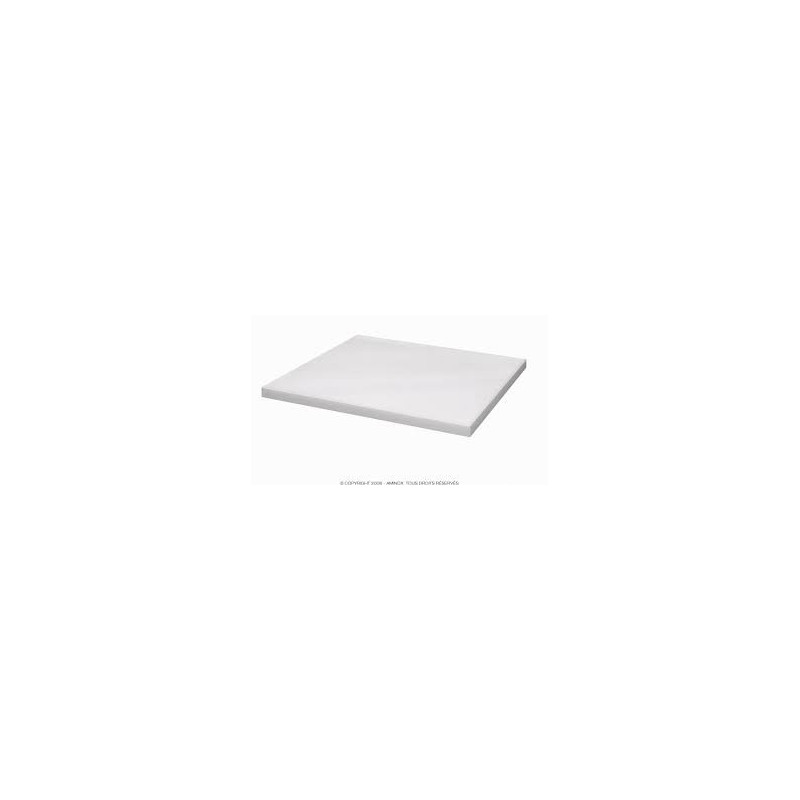 PLAQUE POLYETHELENE BLANC EP 20 MM A LA DECOUPE