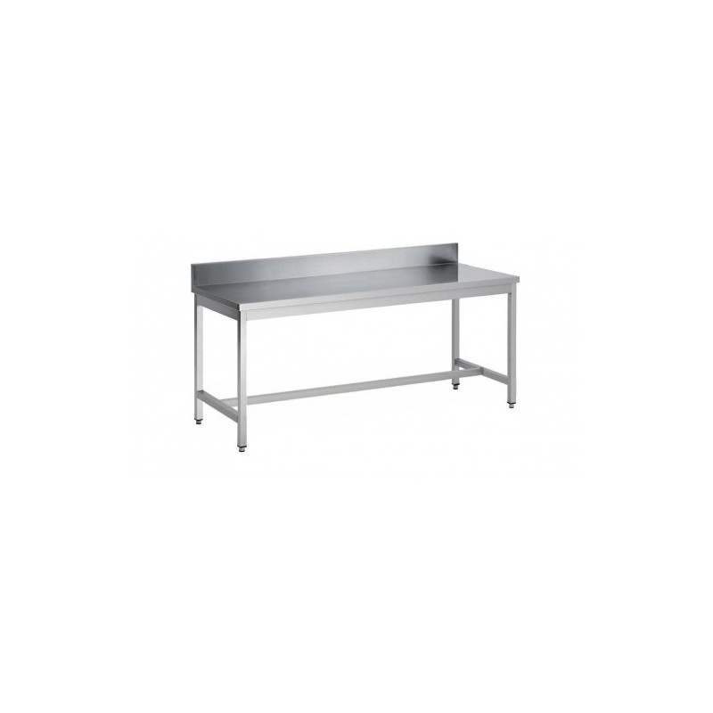 TABLE INOX ADOSSEE GAMME ECO