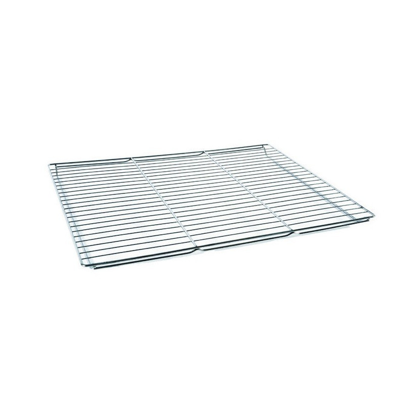 GRILLE INOX 1000X700 MM AVEC RENFORT ET BUTEES