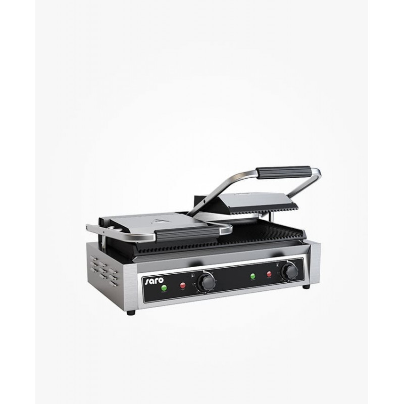 GRILL PANINI RAINURE 570x310 MM