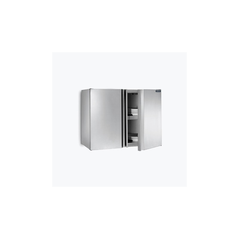 ARMOIRE INOX SUSPENDUE PORTES BATTANTES GRANDE CUISINE 