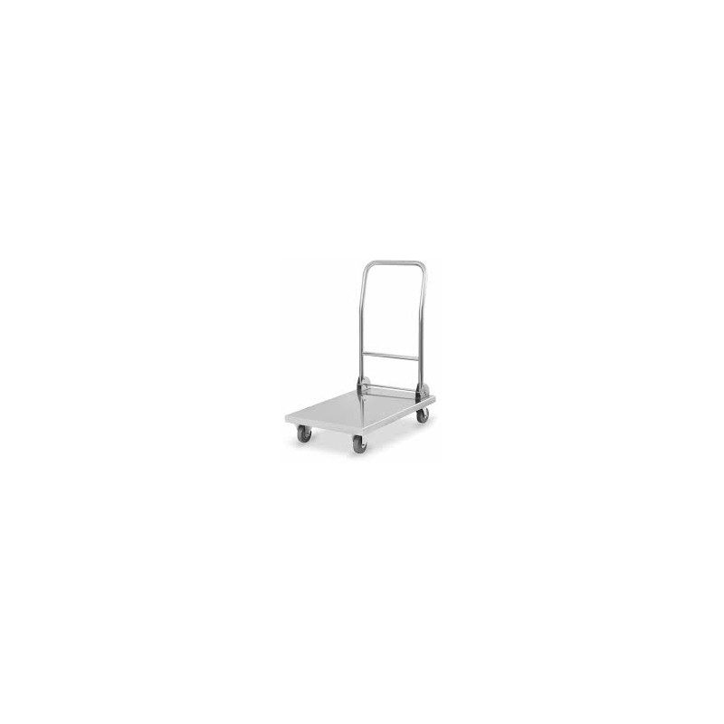 CHARIOT INOX PLATEFORME 910x600 MM (entrée de gamme)